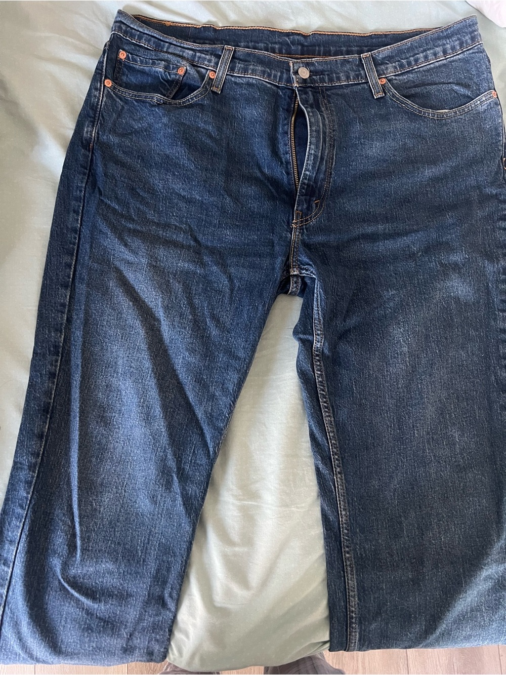 Levi's Men's Dark Blue Slim Straight Jeans